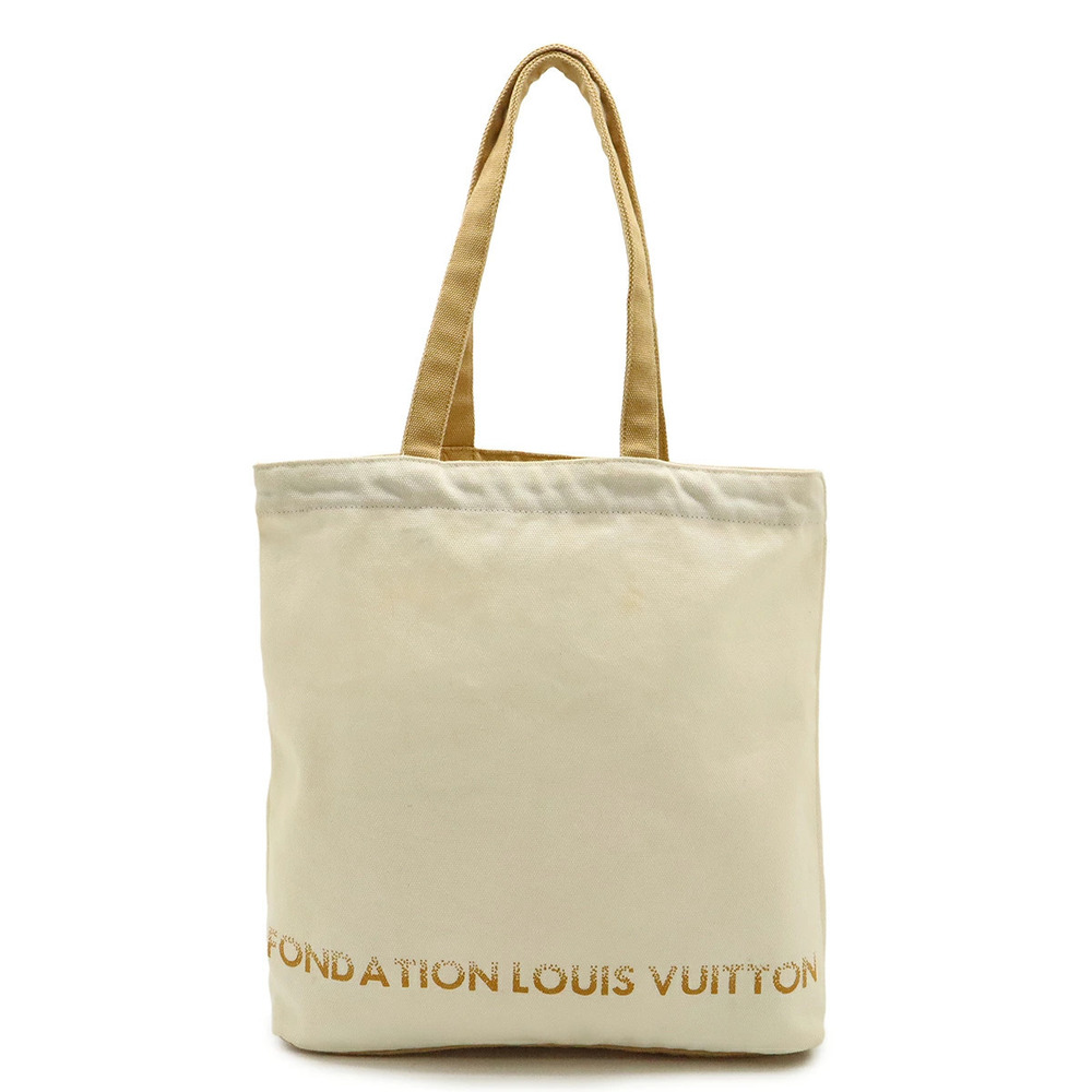 LOUIS VUITTON Fondation Museum Limited Edition Tote Bag Shoulder Eco Canvas